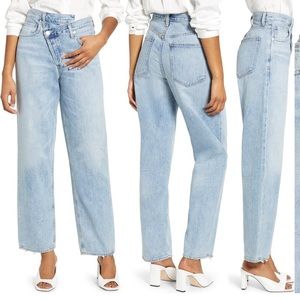 AGOLDE Crisscross Upsize High Waist Jeans